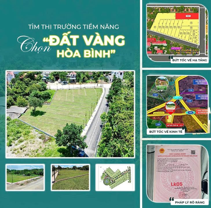 Đất nền tại Thị trấn Ba Hàng Đồi - Lạc Thủy - Hòa Bình 100m² giá 1.2 tỷ - Tăng giá nhanh chóng!