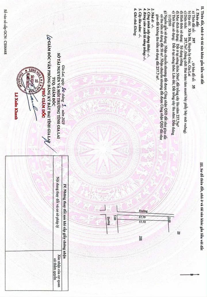 Đất nền lô góc xã Ia Bă, huyện Ia Grai, 300m² - Giá thỏa thuận hấp dẫn!