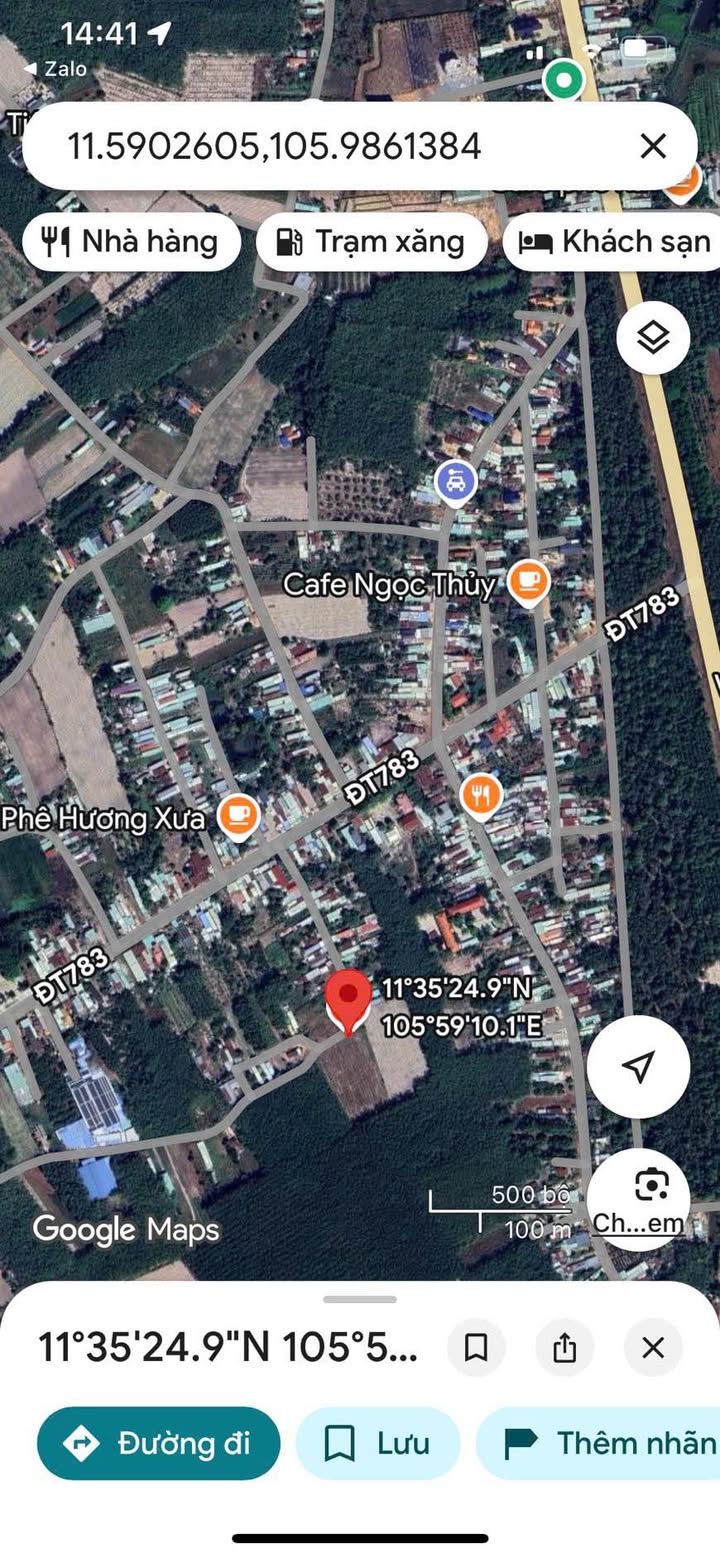 Đất nền Hòa Thành 200m² giá 300 triệu - Sổ đỏ chính chủ