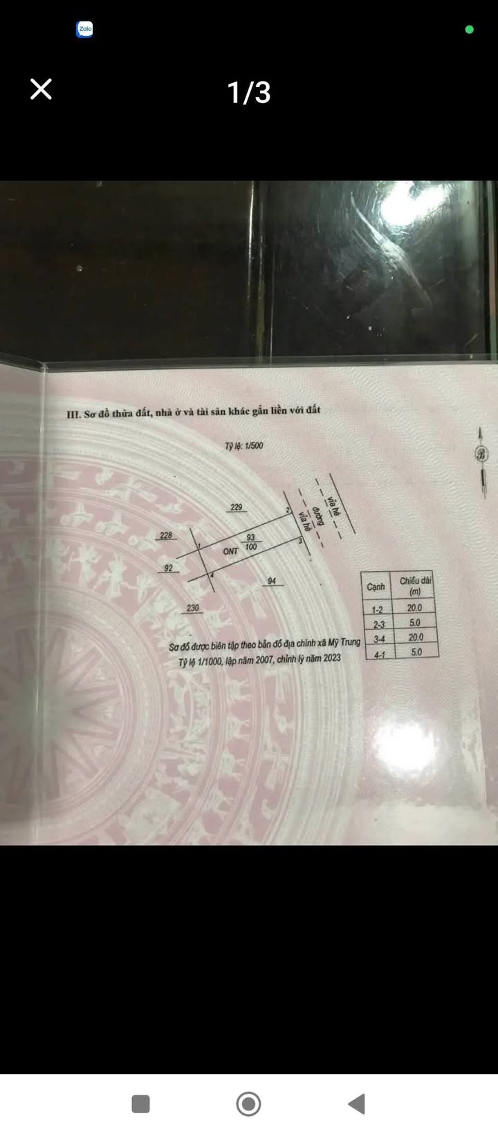 Đất nền xã Mỹ Trung 100m² giá 1 tỷ - Đường lớn, tiện ích đầy đủ!