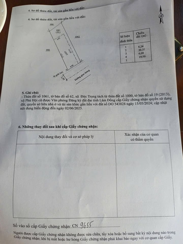 Đất nền 123m² xã Hiệp An, Đức Trọng chỉ 620 triệu - Cơ hội đầu tư tuyệt vời!