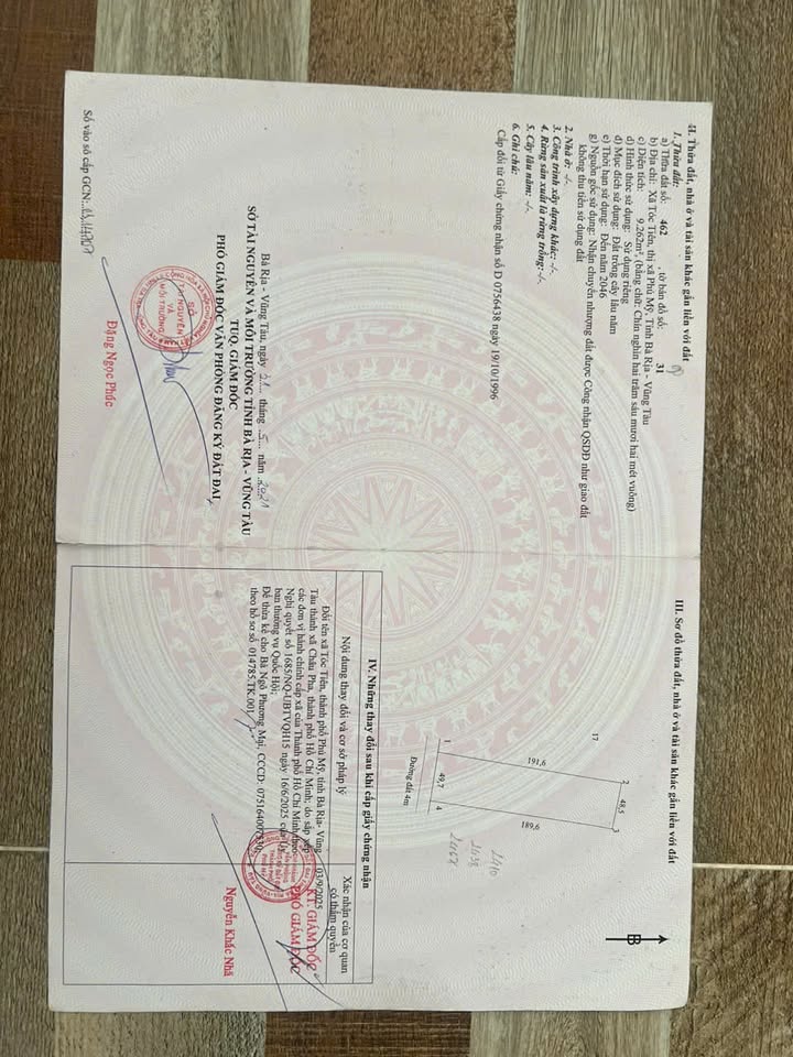 Đất dự án 16ha góc 2 mặt tiền Đường số 15, Bà Rịa - Vũng Tàu chỉ 84 tỷ - Cơ hội đầu tư lớn!