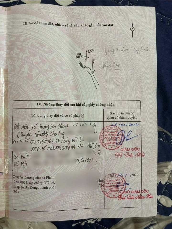 Đất thổ cư 207m² tại Liên Sơn, Lương Sơn, Hòa Bình - Giá chỉ 1 tỷ!