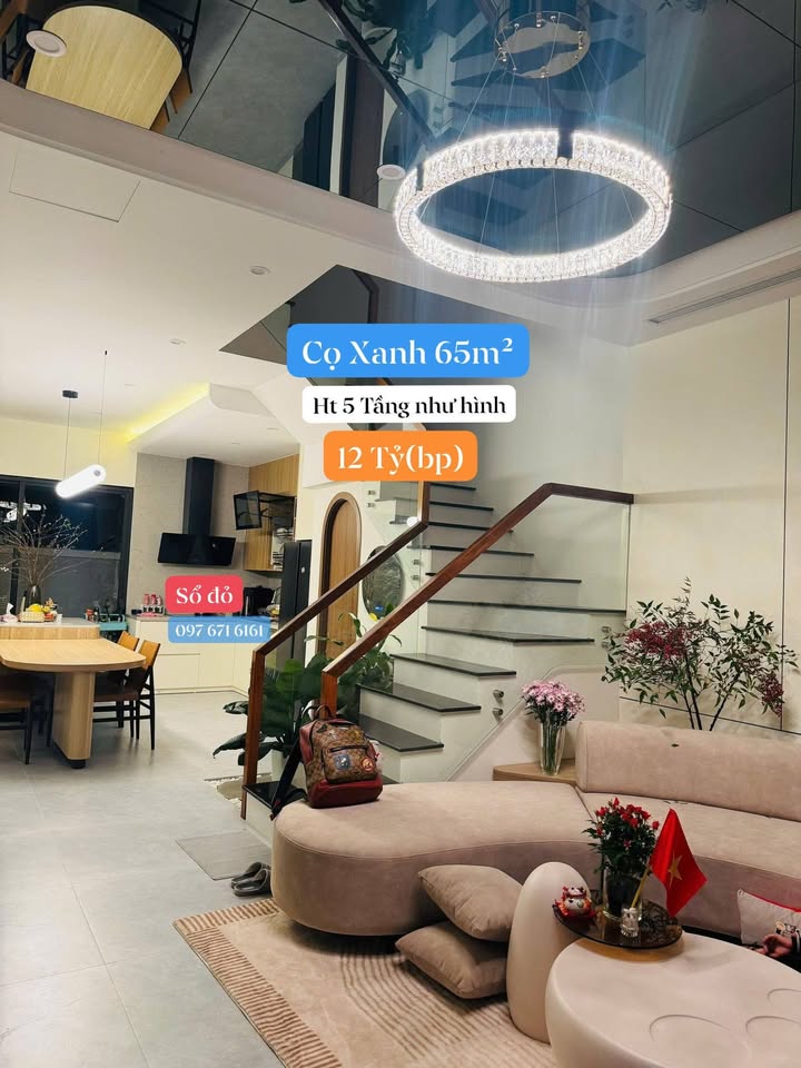 Townhouse Cọ Xanh Hưng Yên 65m² giá 12 tỷ - Sổ đỏ lâu dài, thang máy sẵn sàng!