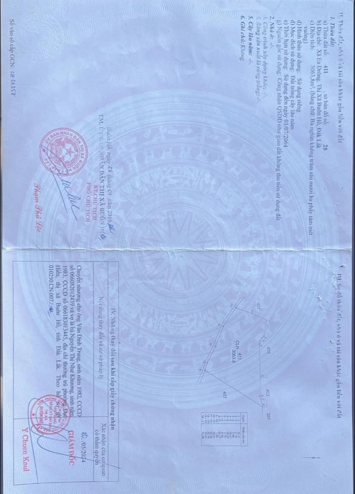 Farm sầu riêng 3 sào tại Xã Ea Drông, Buôn Hồ - Giá chỉ 800 triệu