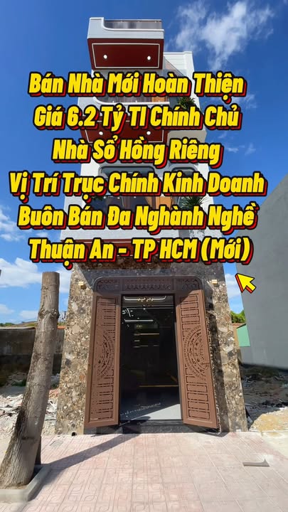 Nhà phố 3 tầng Đường ĐT743, P. An Phú, 76m² giá 6.2 tỷ - Sổ hồng riêng, hoàn công