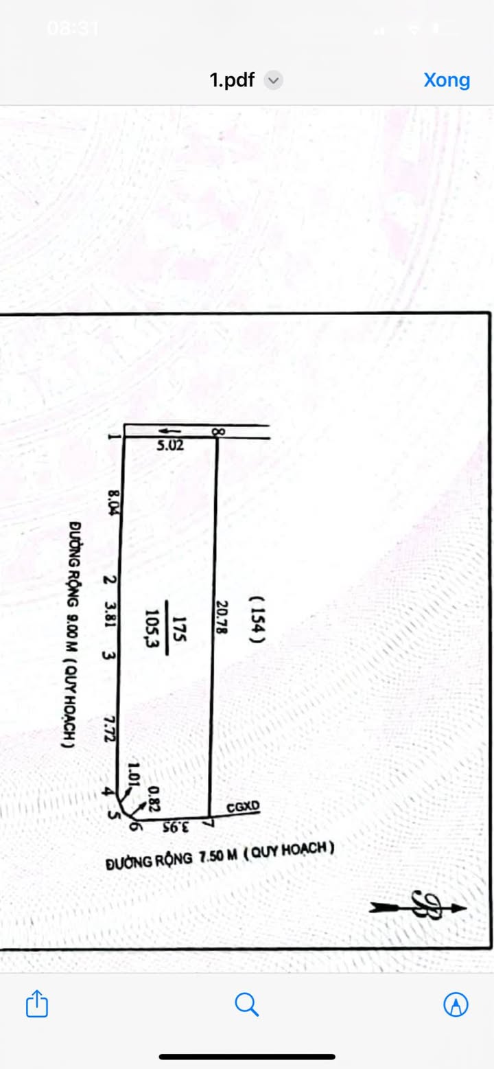 Đất 2 mặt tiền đường Trường Thi, quận Hải Châu, 105m², giá 7.05 tỷ - Cơ hội đầu tư tuyệt vời!