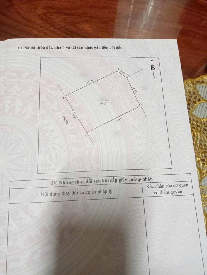 Đất nền 94,3m² tại ngõ Nguyễn Chí Thanh, Thành phố Vinh - Giá 3,8 tỷ - Đường 8m thông thoáng!