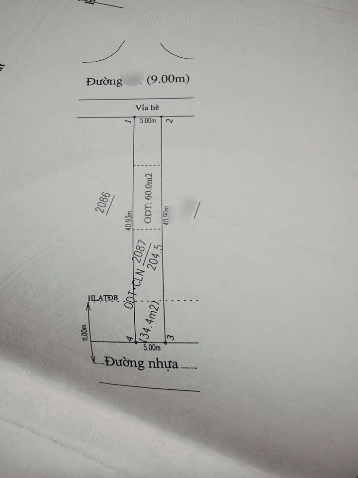 Đất kinh doanh 2 mặt tiền Khánh Bình 204m² giá 4 tỷ - Cơ hội đầu tư tuyệt vời!