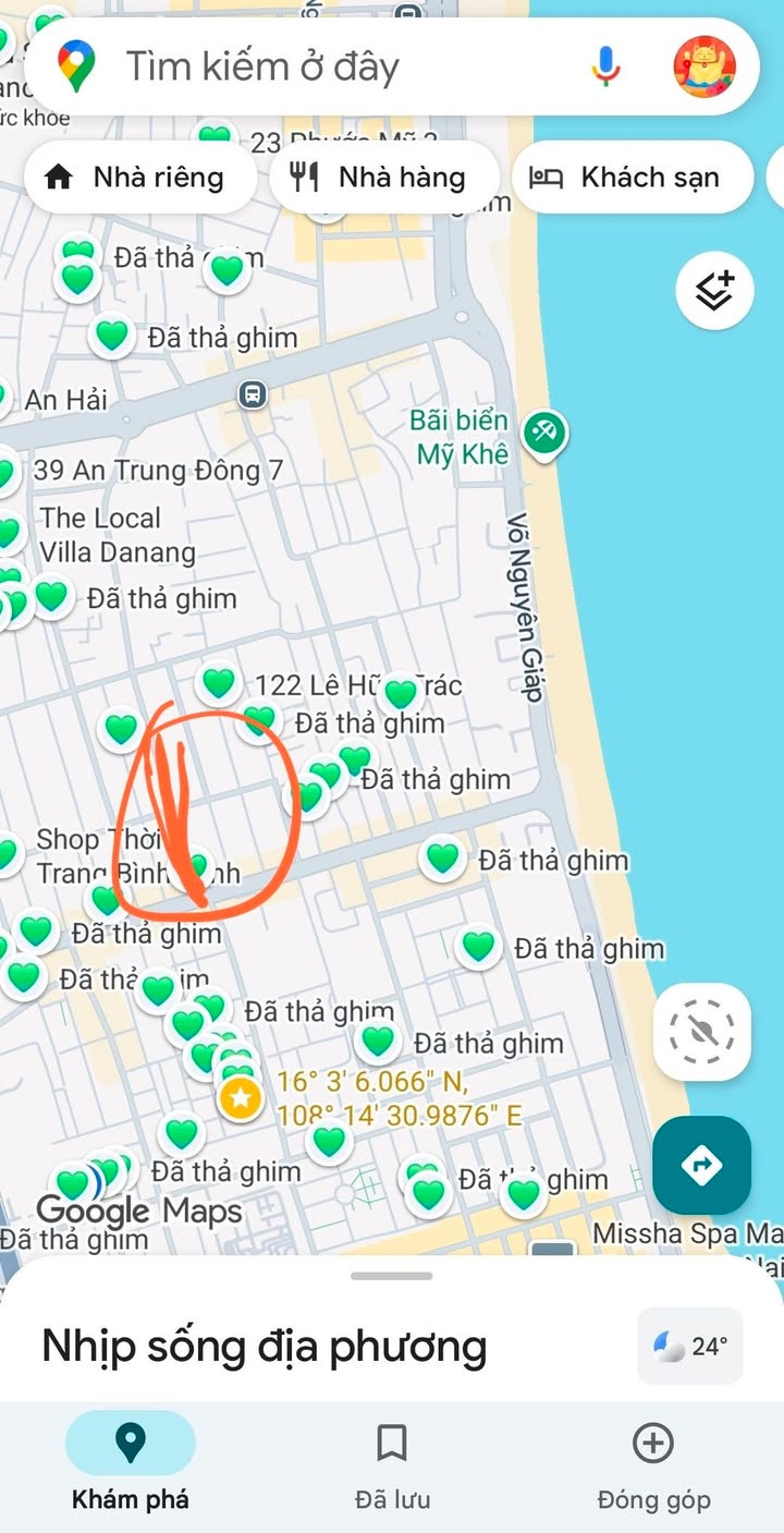 Đất đẹp Thủ Khoa Huân Đà Nẵng 176m² giá 26 tỷ - Mặt tiền hiếm sát biển Mỹ Khê!