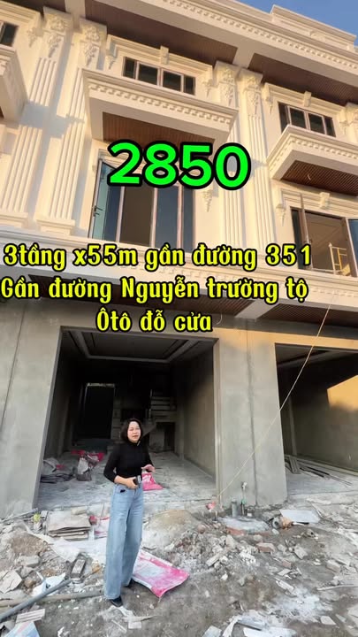 Nhà phố 3 tầng 55m² đường 351, Hồng Thái, An Dương - Giá chỉ 2.85 tỷ!