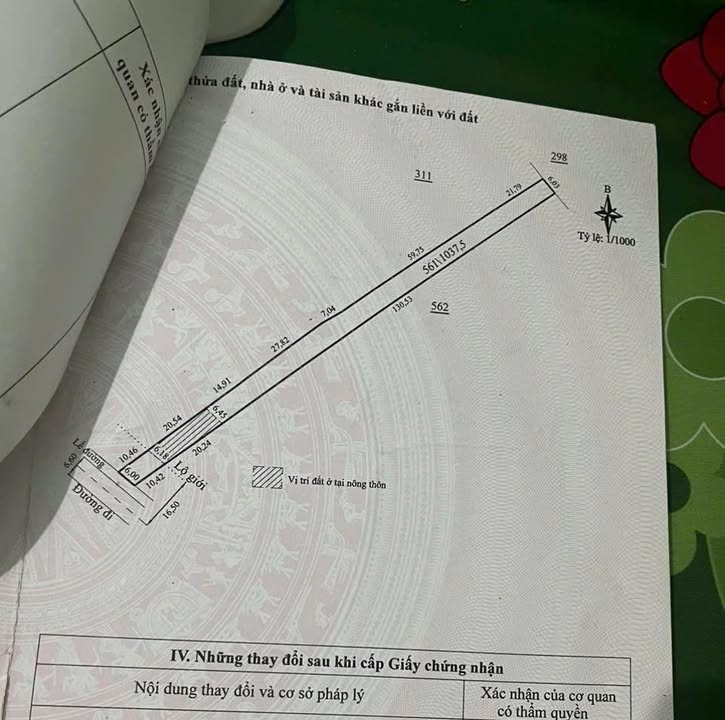 Đất thổ cư mặt tiền đường nhựa DH3, Tân Phú, 990m² - Pháp lý rõ ràng!