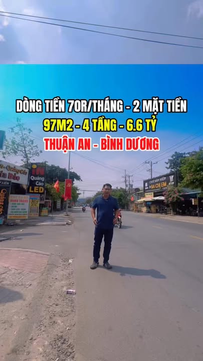 FrontHouse mặt tiền Thuận An 97m² giá 6.6 tỷ - Đầu tư sinh lời ổn định!