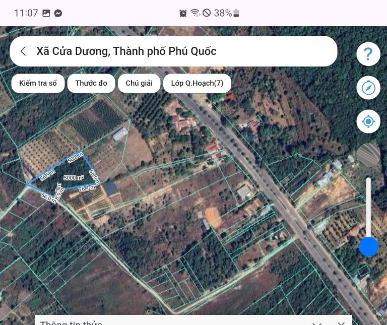 Đất nền Suối Cát, Đường Dương Đông, 4900m² - Cơ hội đầu tư tuyệt vời!