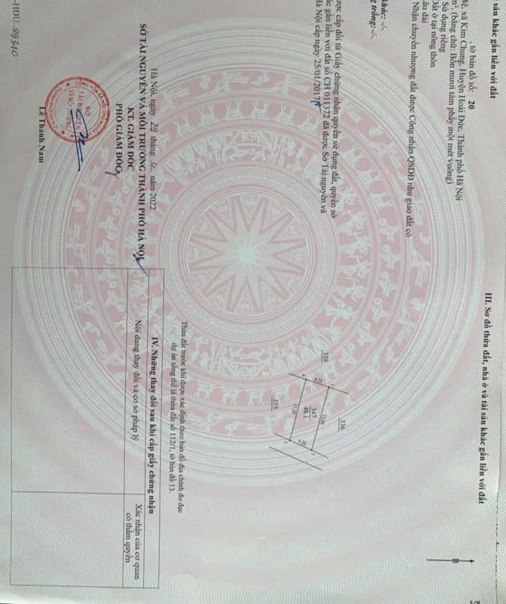 Đất nền Kim Chung - Sơn Đồng 48m² giá 5 tỷ - Sổ đỏ chính chủ, ô tô đỗ cửa!