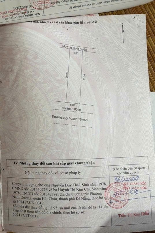 Đất nền khu Bá Tùng Đà Nẵng 100m² giá 5.55 tỷ - View bờ kênh thoáng mát!