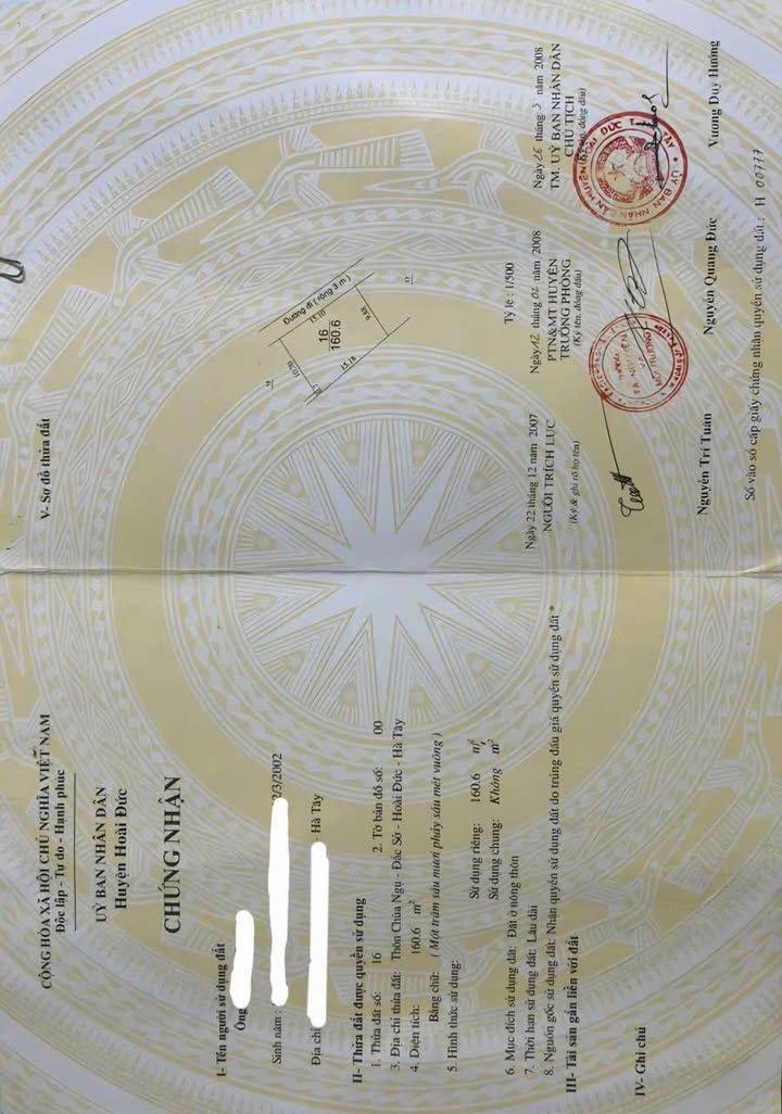 Đất nền xã Đắc Sở, Hoài Đức 160m² giá 3.x triệu - Cơ hội đầu tư hấp dẫn!