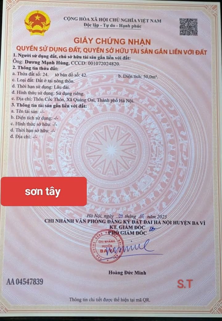 Nhà 2 tầng Đường Lâm 50m² giá 1.9 tỷ - Sẵn sàng vào ở ngay!