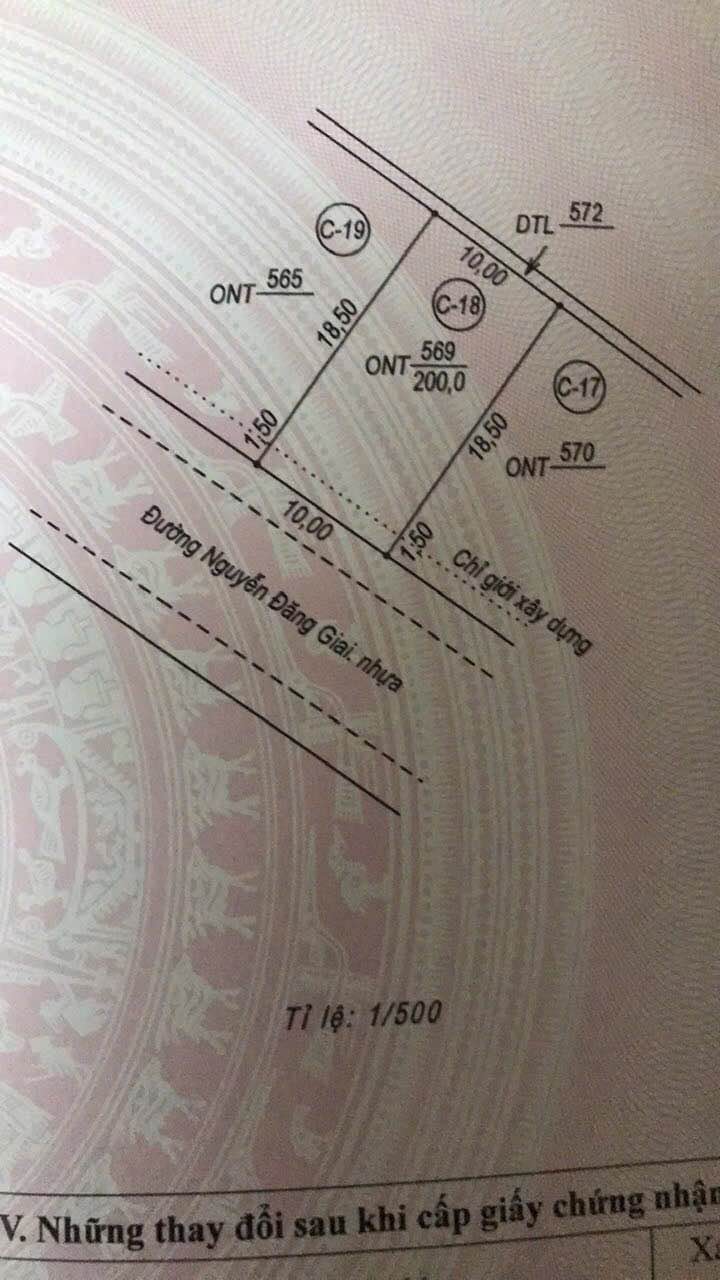 Đất nền mặt tiền Nguyễn Đăng Giai 200m² giá 2.2 tỷ - Cơ hội đầu tư hiếm có!