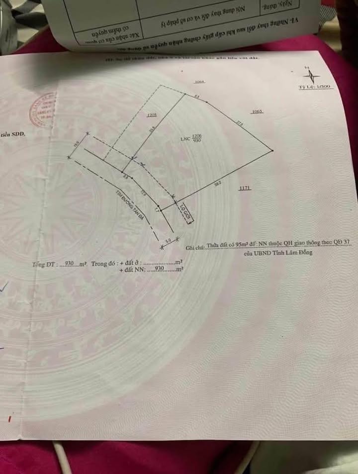 Đất mặt tiền Tản Đà, Bảo Lộc 930m² giá thỏa thuận - Đầu tư sinh lời cao!