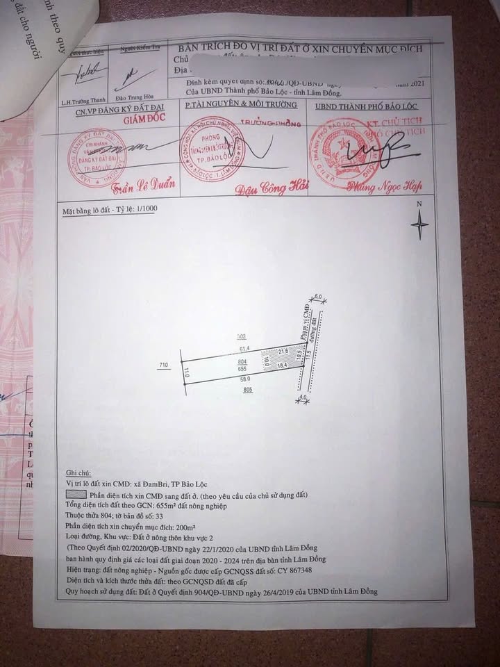 Đất thổ cư Hẻm 71 Trần Nhật Duật 630m² giá 2.1 tỷ - Kinh doanh homestay lý tưởng!