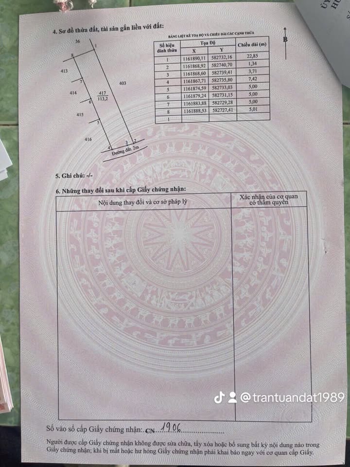 Đất nền cao tại Ấp Bình Lợi, Tân Trụ, Long An - Giá chỉ 465 triệu, đầu tư sinh lợi cao!