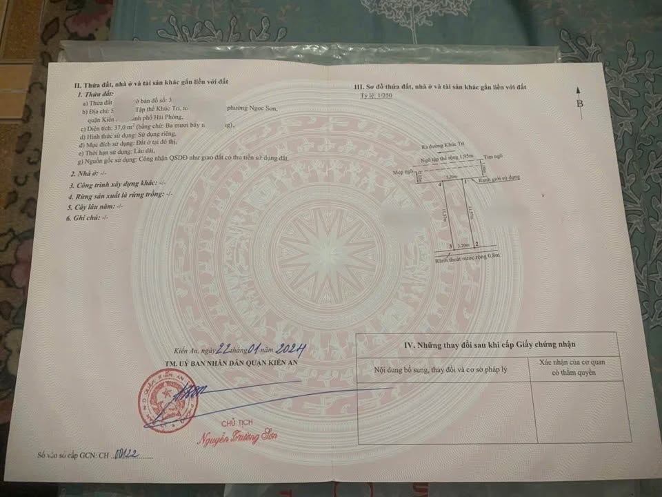 Nhà 2 tầng Khúc Trì, Kiến An 40m² giá 1.5 tỷ - Chính chủ bán gấp!