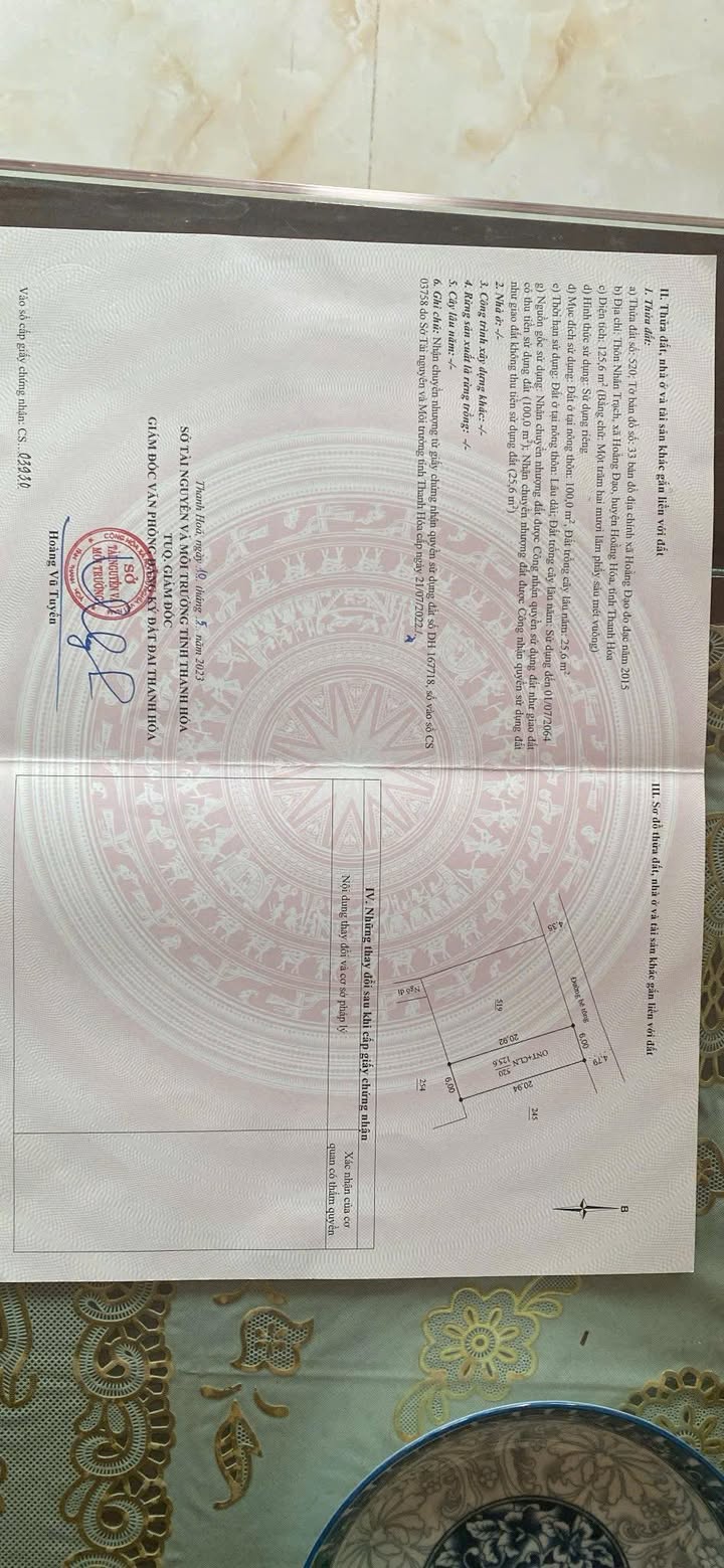 Đất nền Xã Hoằng Đạo 126m² giá 890 triệu - Đường lớn ô tô vào tận nơi!