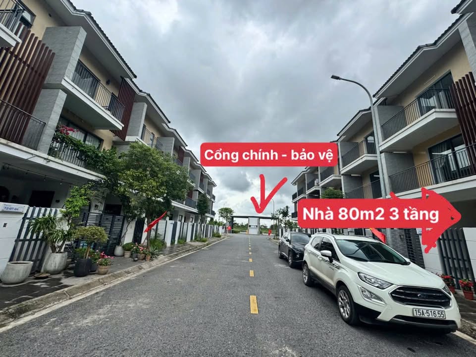 Townhouse Belhomes Thủy Nguyên 80m² giá 6.35 tỷ - Đầu tư sinh lời ngay!