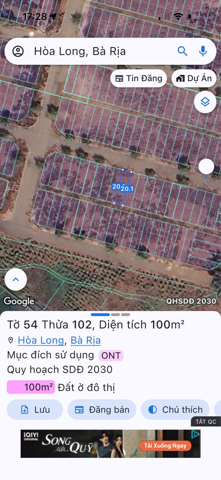 Đất nền Lan Anh 2 Hòa Long 100m² chỉ 1.17 tỷ - Sổ đỏ chính chủ