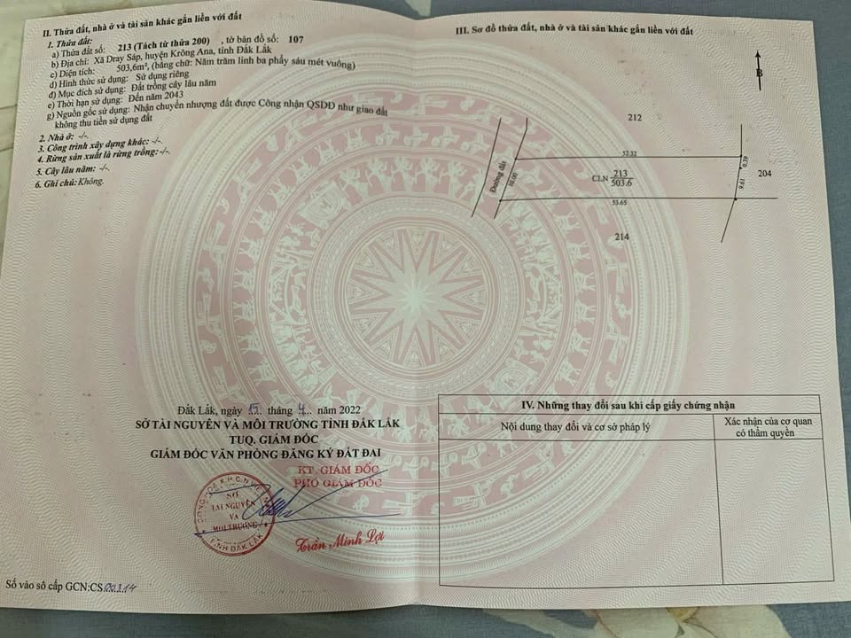 Đất nền xã Dray Sáp, huyện Krông Ana, 500m² giá chỉ 300 triệu - Cơ hội đầu tư hấp dẫn!