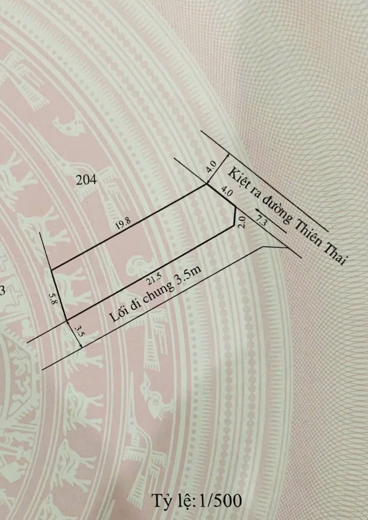 Đất 02 mặt tiền Kiệt 103 Thiên Thai, An Tây, Huế 117,3m² - Đầu tư sinh lời tuyệt vời!