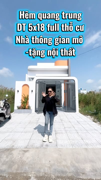 Nhà hẻm 275 Quang Trung, Châu Đốc, An Giang 90m² giá 1.65 tỷ - Thiết kế hiện đại, tặng nội thất!