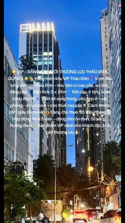 FrontHouse Thảo Điền, TP Thủ Đức, 120m² - Đẳng cấp giới thượng lưu!