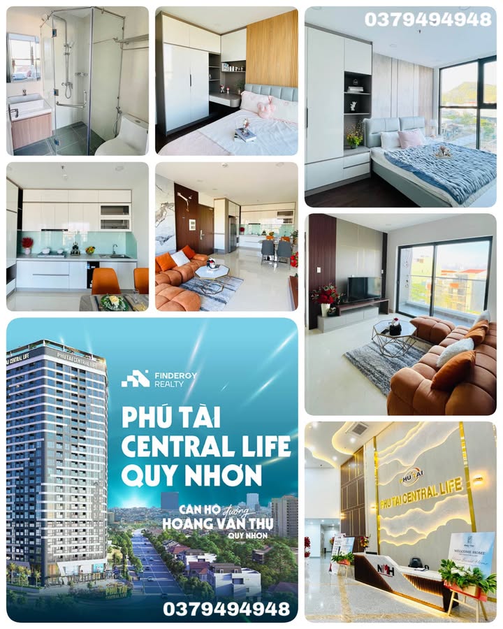 Căn hộ Phú Tài Central Life Quy Nhơn 35m² giá 1.25 tỷ - Nhận nhà ở ngay!