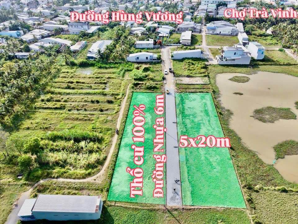Đất nền Phường Hòa Thuận, Trà Vinh 100m² giá chỉ 500 triệu - Cơ hội đầu tư hiếm có!