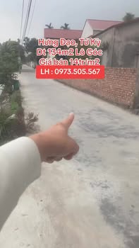 Bán đất lô góc xã Đại Sơn 134m² - Sổ đỏ chính chủ, tiềm năng tăng giá!