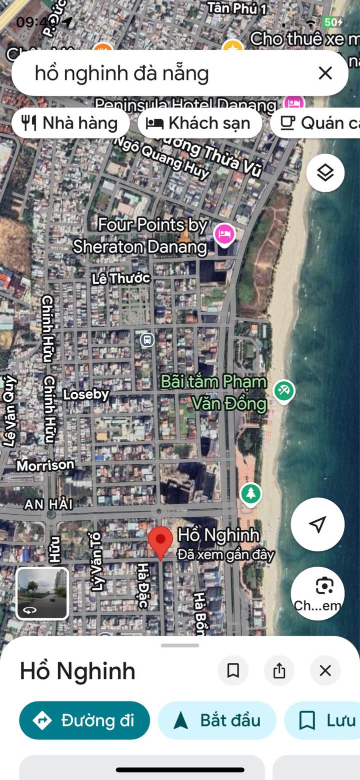 Đất nền mặt tiền Hồ Nghinh, Đà Nẵng 129m² giá 27.735 tỷ - Đầu tư sinh lời không thể bỏ lỡ!