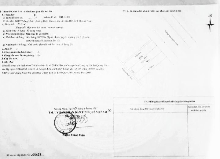 Đất nền Tái định cư Điện Dương 125m² giá 3 tỷ - Đầu tư sinh lời ngay!