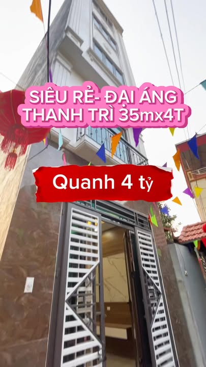 Nhà 5 tầng Đại Áng, Thanh Trì 35m² giá 4 tỷ - Chính chủ bán gấp!