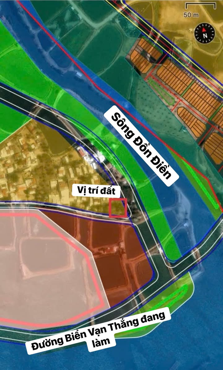 Đất nền lô góc 2 mặt tiền Huyện Sóc Sơn 1000m² - Giá thỏa thuận, view sông biển!