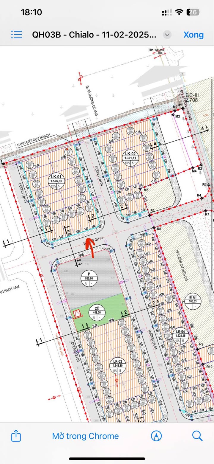 Đất nền LK1 - 11 Phường Minh Đức 82m² giá 3 tỷ - View công viên thoáng mát!