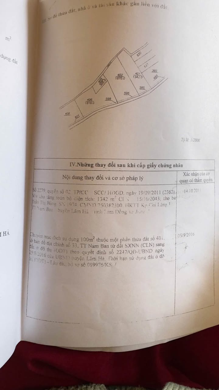 Đất nền Nam Ban Lâm Hà 1342m² giá 2.35 tỷ - Đầu tư sinh lời vượt trội!