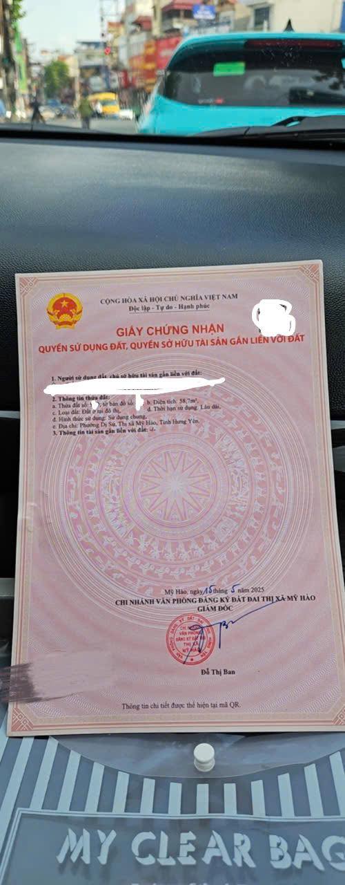 Đất nền TDP Trại, Mỹ Hào 58.7m² giá 2 tỷ - Đầu tư sinh lời ngay!