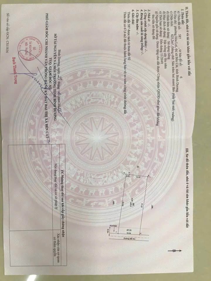 Đất nền Hòa Lợi Bình Dương 615m² giá 1.9 tỷ - Cơ hội đầu tư hấp dẫn!