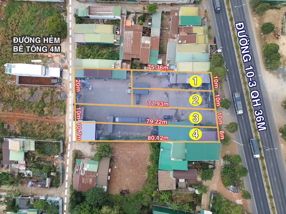 Đất nền 1116m² Vành đai 10/3, Phường Tân Lợi - Đầu tư sinh lời chỉ 19 tỷ