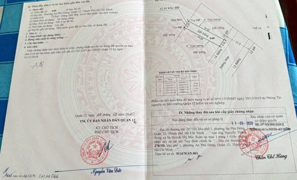 Đất An Phú Đông Quận 12, 75m² giá 4.9 tỷ - Sổ đỏ chính chủ