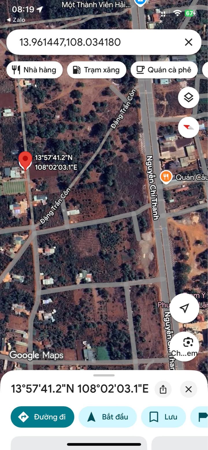 Đất nền Hẻm Đặng Trần Côn, Phường Hội Phú, 162m² giá 1.49 tỷ - Sổ hồng chính chủ