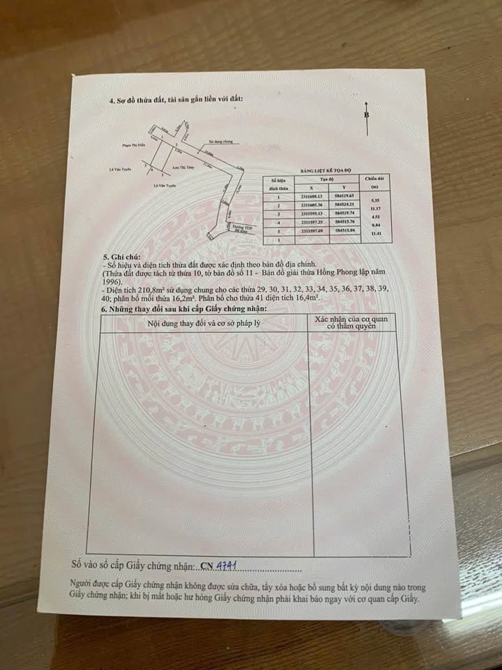 Nhà riêng Hồng Phong, Quận An Dương, 60m² giá 1.1 tỷ - Vị trí đông dân cư, gần chợ!