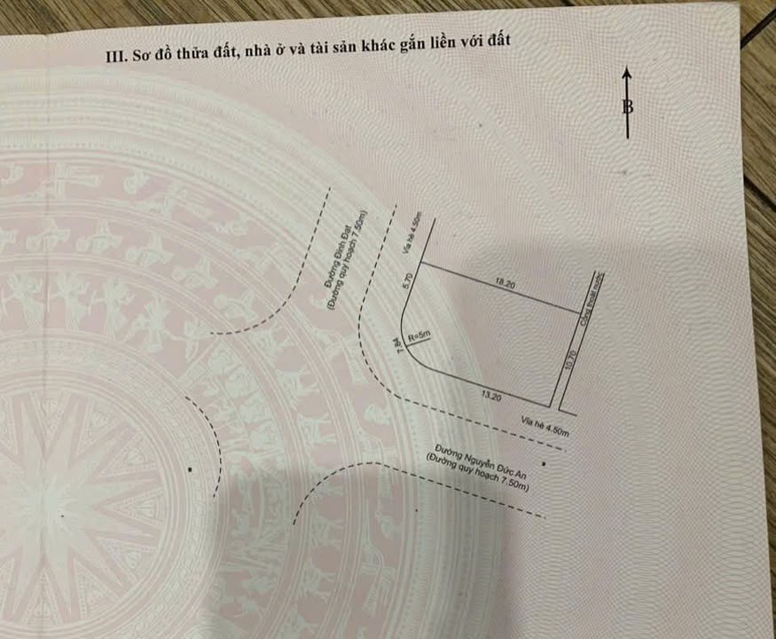 Lô đất góc 2 mặt tiền Đinh Đạt và Nguyễn Hữu An 189,3m² giá 40 tỷ - Cơ hội đầu tư hấp dẫn!